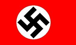 Le svastika Nazi, inclin  45 degrs