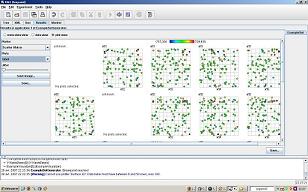 visualisation scatter matrix de la table  5 attributs