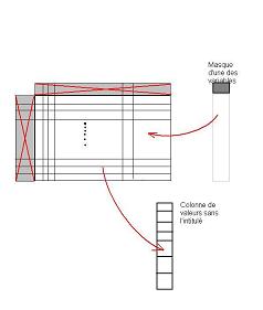 le principe du masque de donnes